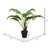 Vickerman FE181601 20" Green Fern in Round Black Pot 