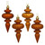 Vickerman N500018 4" Burnish Orange 4 Finish 8/Bx