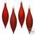Vickerman N500103 5.5" Red Drop 4 Finish Asst 8/Bx
