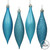Vickerman N500112 5.5" Turquoise Drop 4 Finish Asst 8/Bx