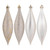 Vickerman N500138 5.5" Champagne Drop 4 Finish Asst 8/Bx