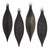 Vickerman N500184 5.5" Gunmetal Drop 4 Finish Asst 8/Bx