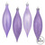 Vickerman N500186 5.5" Lavender Drop 4 Finish Asst 8/Bx