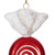Vickerman O127303 3.5" Red-White Candy Orn 5 Asst 5/Bx