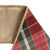 Vickerman QR220758 2.5"x5yd Gray Plaid Gold Fused Ribbon