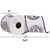 Vickerman QR221346 4"x5yd White North Pole Deer Ribbon