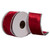 Vickerman QR222038 - Red Viscose Velvet Wired Decorative Ribbon - 2.5" x 5 Yards