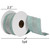 Vickerman QR222923 2.5"x5yd Seafoam Glitter Dori Ribbon