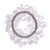 Vickerman FK220524 - 24" White Dogwood Snowy Wreath