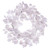 Vickerman FK220524 - 24" White Dogwood Snowy Wreath