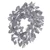Vickerman FK220624 - 24" Silver Dogwood Glitter Wreath