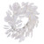 Vickerman FK221324 - 24" White Gardenia Snowy Wreath