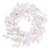 Vickerman FK221324 - 24" White Gardenia Snowy Wreath