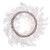 Vickerman FK221324 - 24" White Gardenia Snowy Wreath
