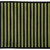Vickerman QR224204 4"x10yd Green Halloween Stripe Ribbon