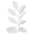 Vickerman FK221372 - 6 ft White Gardenia Christmas Garland - Unlit