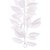 Vickerman FK221372 - 6 ft White Gardenia Christmas Garland - Unlit
