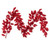 Vickerman FK221772 6ft Red Gardenia Glitter Garland 