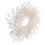 Vickerman FK223424 - 24" White Eucalyptus Snowy Wreath