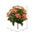 Vickerman FL170202 15" Orange Kalanchoe Bush 