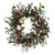 Vickerman FQ221724 - 24" Grn Holly/Pine Red Jngle Bell Wreath
