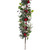  Vickerman FQ221760 5ft Green Holly-Pine Red Jngle Bell Garland 