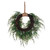  Vickerman FQ224118 18" Snow Cedar Hanging Wreath W/Cone 
