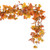 Vickerman FT226352 - 5 ft Fall Orange Mixed Foliage Christmas Garland - Unlit