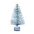  Vickerman A804110-4 10" Flocked Village Table Top Christmas Tree 4 Pack 