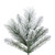 Vickerman G225580 9' x 51" Flocked Jackson Pine 2298T