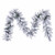 Vickerman G225714 - 9 ft Green White Flocked Jackson Pine Christmas Garland - Unlit
