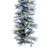 Vickerman G225715LED - 9 ft Green White Flocked Jackson Pine Christmas Garland - Warm White LED