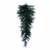 Vickerman G225837LED - 36" Flocked Jackson Teardrop Wreath with Warm White LED Lights