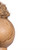 Vickerman JE222112 - 12 inch Light Natural Turned Wood Finial Christmas Ornament - 2 Pack