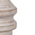 Vickerman JE222113 12" Whtwsh Turned Wood Finial Ornt 2/Bag