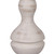 Vickerman JE222318 15" Whtwsh Turned Wood Finial Ornt 2/Bag
