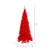 Vickerman K161245 - 4.5 ft Red Slim Fir Unlit Christmas Tree