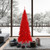 Vickerman K161275 7.5' x 40" Red Slim Fir Tree 1238T