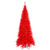 Vickerman K161276LED - 7.5 ft Red Slim Fir Prelit Red LED Christmas Tree