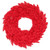 Vickerman K161461LED - 60" Red Fir Wreath with Red LED Lights