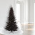 Vickerman K161765 6.5'x46" Black Fir Tree 1216T