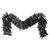Vickerman K161814 - 9 ft Black Fir Christmas Garland - Unlit