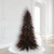 Vickerman K162066LED - 6.5 ft Black Fir Prelit Orange LED Christmas Tree