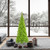 Vickerman K162566LED - 6.5 ft Lime Slim Fir Prelit Green LED Christmas Tree