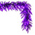 Vickerman K163215LED - 9 ft Purple Fir Christmas Garland - Purple LED