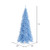 Vickerman K164175 - 7.5 ft Sky Blue Slim Fir Unlit Christmas Tree