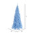 Vickerman K164180 - 9 ft Sky Blue Slim Fir Unlit Christmas Tree