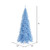 Vickerman K164186LED - 10 ft Sky Blue Slim Fir Prelit Sky Blue LED Christmas Tree