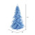  Vickerman K164265 6.5'x46" Sky Blue Fir Tree 1216T 