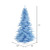 Vickerman K164276LED - 7.5 ft Sky Blue Fir Prelit Sky Blue LED Christmas Tree
